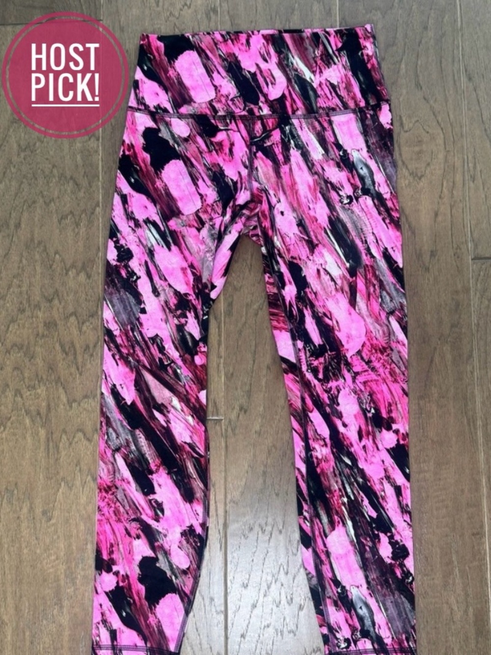 Lululemon Leggings in Pink and Black